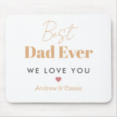 Tapis De Souris Meilleur papa (Devant)