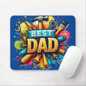 Tapis De Souris Meilleur Papa Bricoleur (Avec souris)