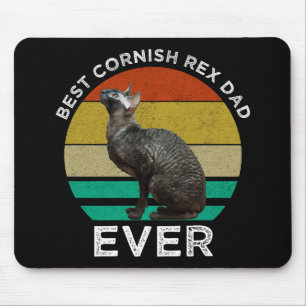 Tapis De Souris Meilleur Papa Cornish Rex de tous les temps