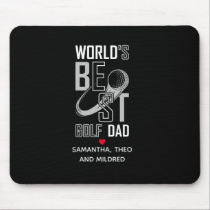 Tapis De Souris Meilleur papa de golf au monde - Drôle et pensant