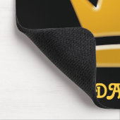Tapis de souris Meilleur Papa Doré (Coin)