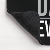 Tapis De Souris Meilleur papa jamais | Noir moderne (Coin)