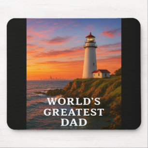 Tapis De Souris Meilleur Père du monde - Édition phare