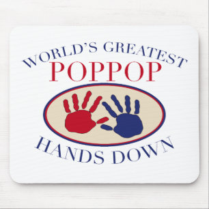 Tapis De Souris Meilleur PopPop Haut la Main