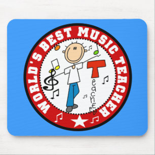 Tapis De Souris Meilleur professeur de musique du monde Mousepad