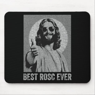 Tapis De Souris Meilleur Rosc Jour Amusant Pâques Jésus Infirmière