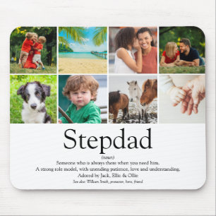 Tapis De Souris Meilleur Stepdad Stepdad au monde Définition 8 Pho