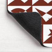 Tapis De Souris Meilleur texte sauvage papa en rouge (Coin)