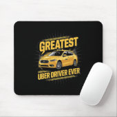 Tapis De Souris Meilleur Uber Driver Jamais Uber Driver Funny 1 (Avec souris)