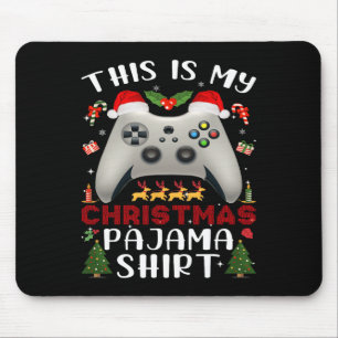 Tapis De Souris Meilleure Chemise de Pyjama de Noël Ever Noël Fami