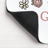 Tapis De Souris Meilleure grand-mère du monde Rose (Coin)
