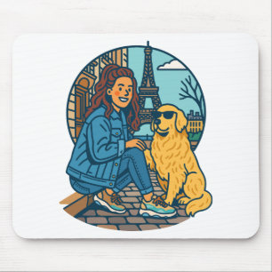 Tapis De Souris Meilleure maman de chien à Paris