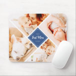 Tapis De Souris Meilleure maman jamais moderne photos personnalisé<br><div class="desc">Ce design simple et classique est composé de typographie serif et d'ajouter une photo personnalisée. "The Best Mom Ever" au milieu et entouré de quatre photos de votre mère,  maman,  mère,  maman,  maman,  etc.</div>