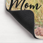 Tapis De Souris Meilleure Maman Photo de Script Moderne (Coin)