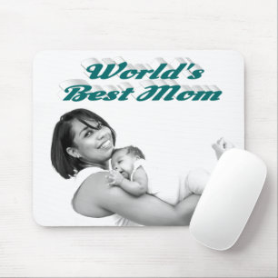 Tapis De Souris Meilleure maman photo verte