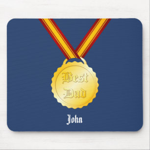 Tapis De Souris Meilleure médaille de papa pour la fête des pères