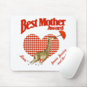 Tapis De Souris Meilleure mère Prix Keepsaké (Avec souris)