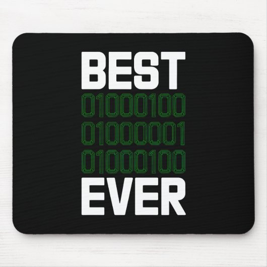 Tapis De Souris Meilleure table pour programmeur binaire DAD (Devant)