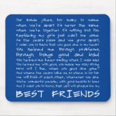 Tapis De Souris Meilleurs amis (Devant)