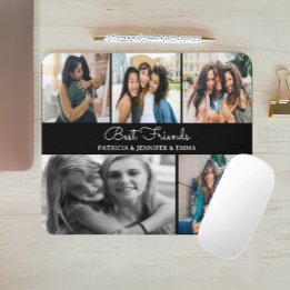 Tapis De Souris Meilleurs amis | Anniversaire photo multiple perso