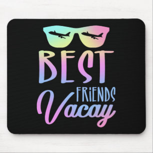 Tapis De Souris Meilleurs amis de vacances Équipe de croisière