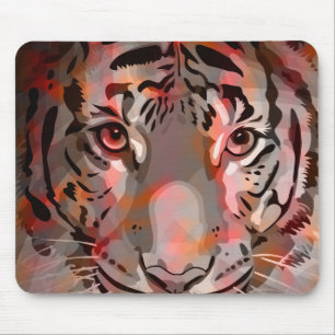 Tapis De Souris Mélange #5 - Mousepad sauvage de tigre