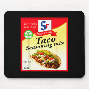 Tapis De Souris Mélange d'assaisonnement pour tacos drôle de group
