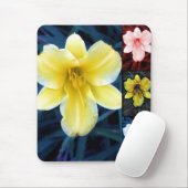 Tapis De Souris Mélange de fleurs Mousepad (Avec souris)