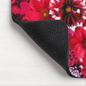 Tapis De Souris Mélange de fleurs rouges (Coin)
