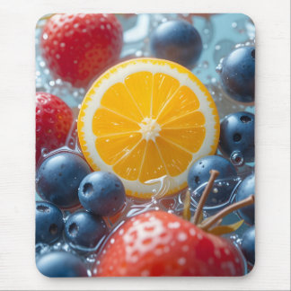 Tapis De Souris Mélange de fruits aquatiques