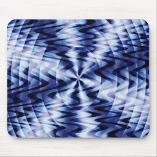 Tapis De Souris Mélange de vagues bleues...