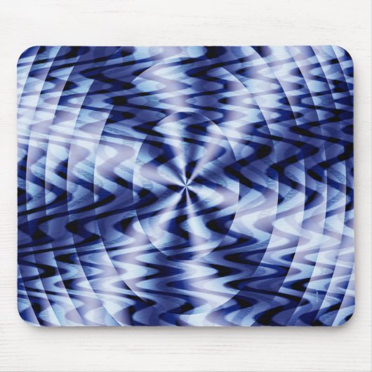 Tapis De Souris Mélange de vagues bleues... (Devant)