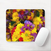 Tapis De Souris Mélange Fleur Faisy Mousepad (Avec souris)