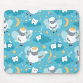 Tapis De Souris Mélange Mouton Fée Dentiste Hygiéniste (Devant)