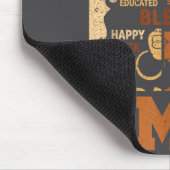 Tapis De Souris Melanin Blessed She Queen Beautiful Afro Black Me (Coin)