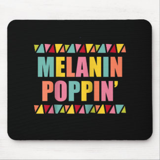 Tapis De Souris Melanin Poppin 1990 Hip hop Danse Black Pride