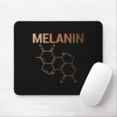 Tapis De Souris Melanin Structure chimique Molecule Formule Afriqu (Avec souris)