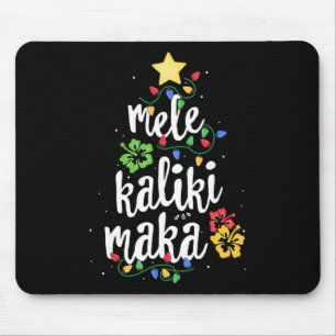 Tapis De Souris Mele Kalikimaka pour femmes hawaïennes Hawaii Noël