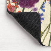 Tapis De Souris Mélodie pourpre et orange de pavot (Coin)