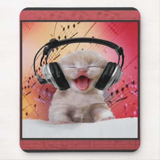 Tapis De Souris Mélomane né Mousepad (Devant)