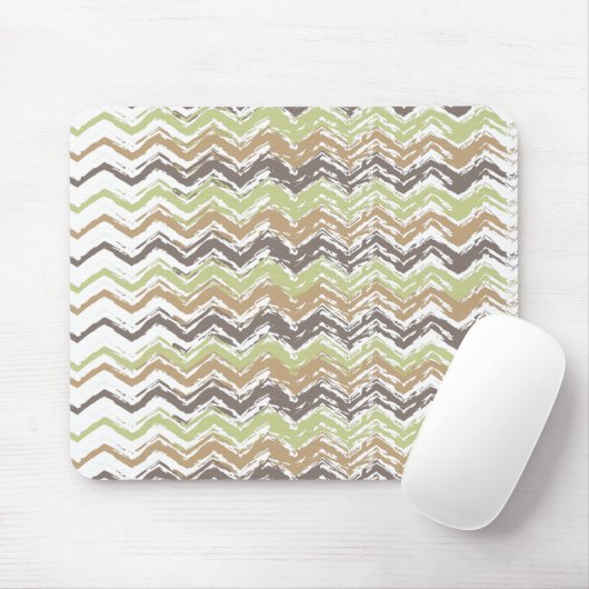 Tapis De Souris Melon Brandy Scribble ZigZag Motif (Avec souris)