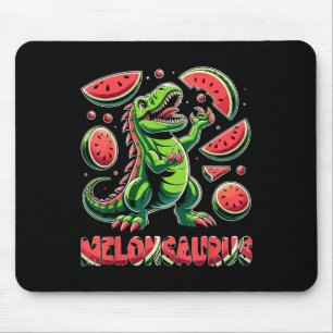 Tapis De Souris Melonsaurus Watermelon Dinosaur Summer Tropical Va