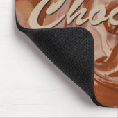 Tapis De Souris Melted chocolate texture (Coin)