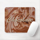 Tapis De Souris Melted chocolate texture (Avec souris)