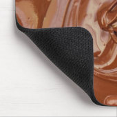 Tapis De Souris Melted chocolate texture (Coin)