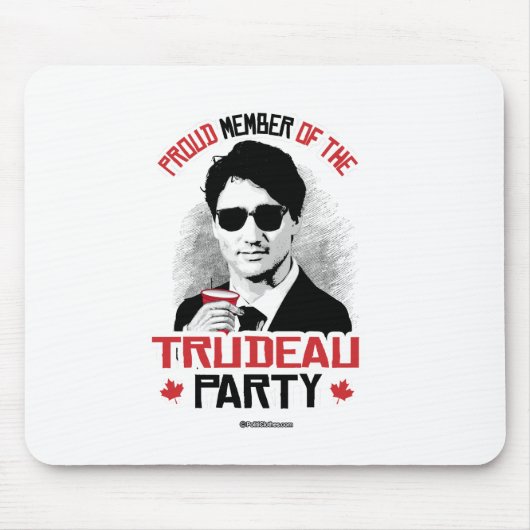 Tapis De Souris Membre de la partie de Trudeau - .png (Devant)