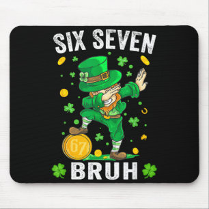 Tapis De Souris Mème Bruh 67 jour de la Saint-Patrick six sept enf