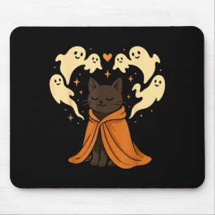 Tapis De Souris Mème de chat Soky mignon noir Halloween