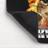 Tapis De Souris Mème de chat survivant à la circoncision Bootleg D (Coin)