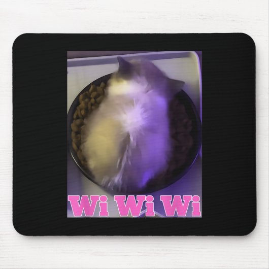 Tapis De Souris Mème de chat Wiwiwi (Devant)